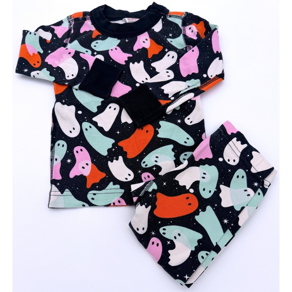 Hanna Andersson 2T Halloween Sparkling Boos Pajamas Set